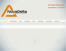 Tablet Screenshot of novadelta.es